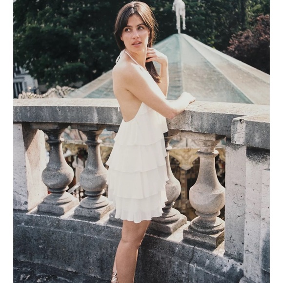 Zara Ruffled Halter Dress - Picture 6 of 9